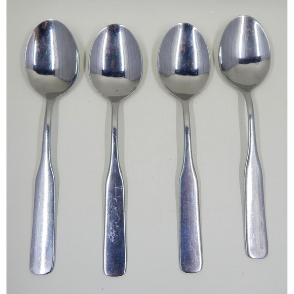 Reed & Barton Select Fiddler Soup Spoons Set of 4 - Picture 1 of 7